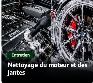 Nettoyage automobile et jantes